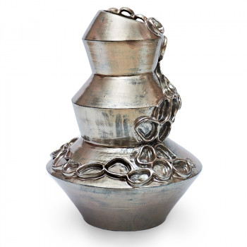 Vaso scultura Silver